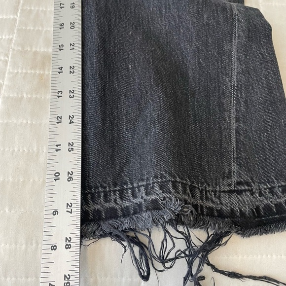 Citizens Of Humanity Sasha Twist Crop Flare Low Slung Sz 27 Black Hawk Wide Leg - Picture 10 of 16